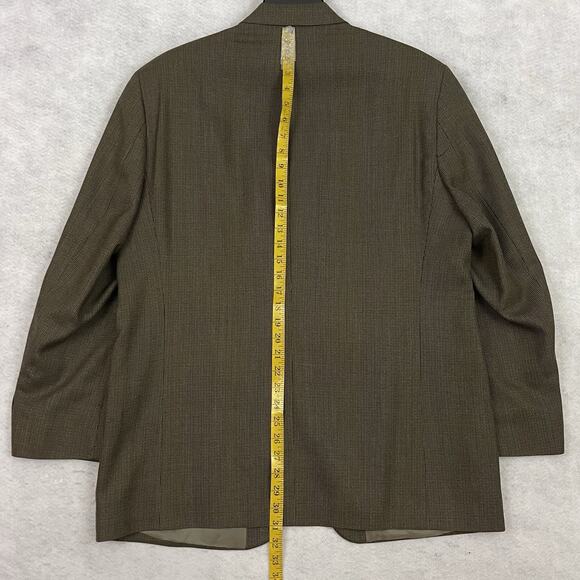 Vintage Lauren Ralph Lauren Blazer Mens Size 43R Brown Wool Single 3 Button 1996 - Picture 7 of 16